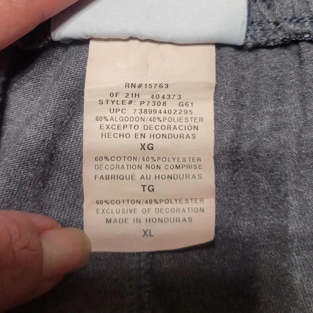 Champion Men's Cotton Jogger in size XL Grey